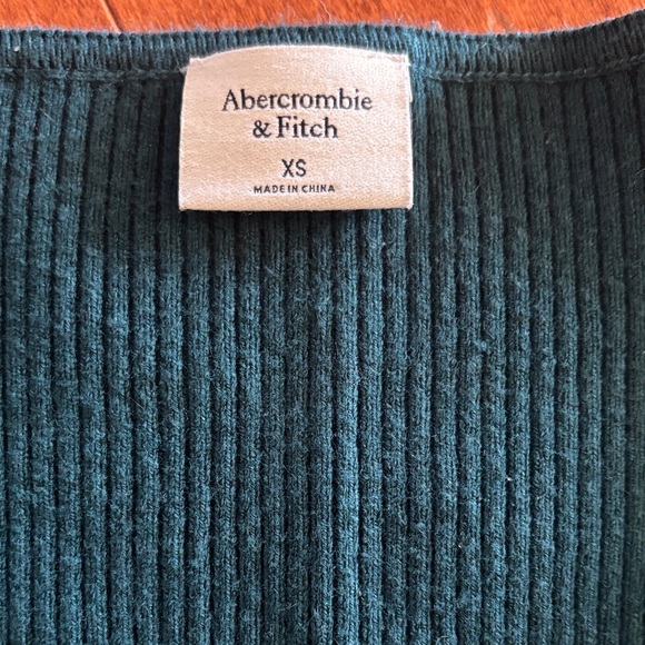 Abercrombie & Fitch Teal Long Sleeve Bodysuit - Picture 2 of 4